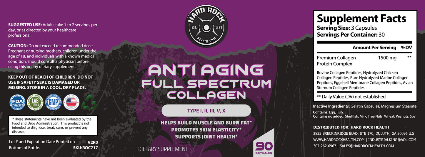 Anti-Aging Full Spectrum Collagen 90 Capsules-2