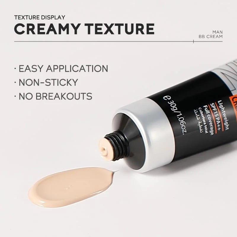 Men’s 3-in-1 BB Cream – Concealer, Foundation & Moisturizer (30g)