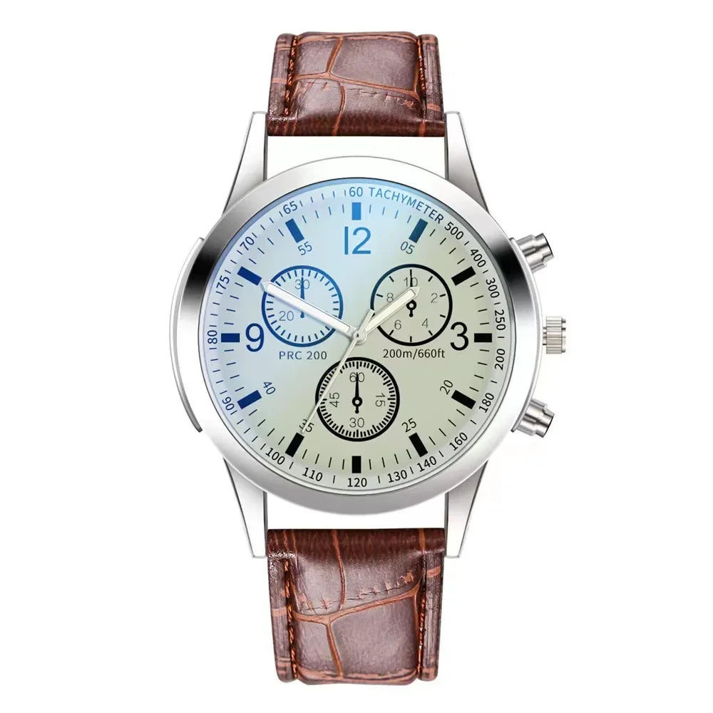 MOONBIFFY Men’s Quartz Wristwatch – Fashion & Casual Stainless Steel Watch