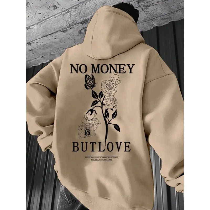 Men’s Casual Printed Hoodie – Spring & Autumn Style
