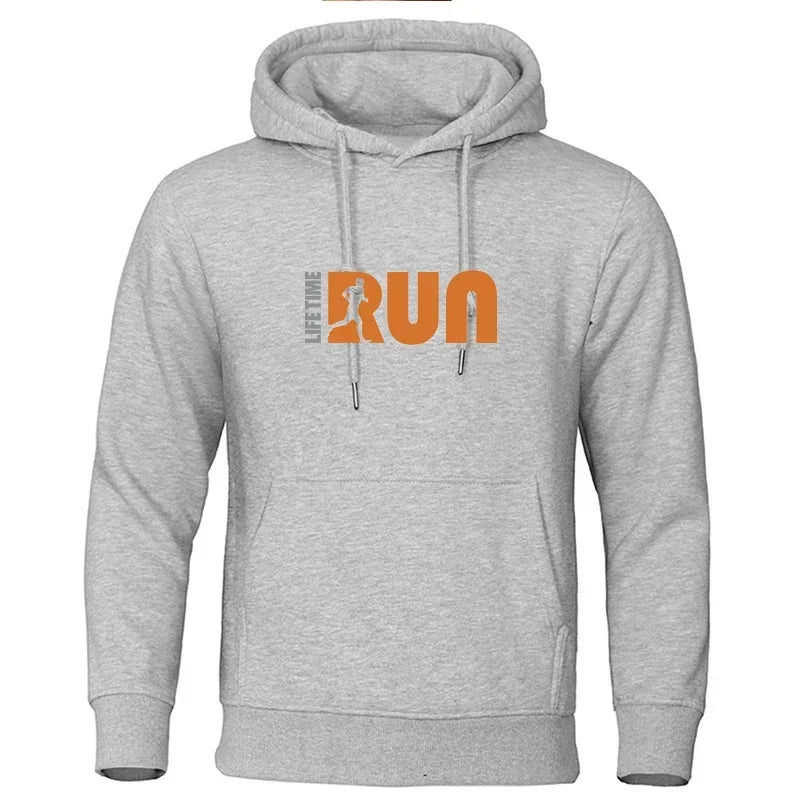 Men’s Printed Hoodie – Casual Autumn & Winter Style