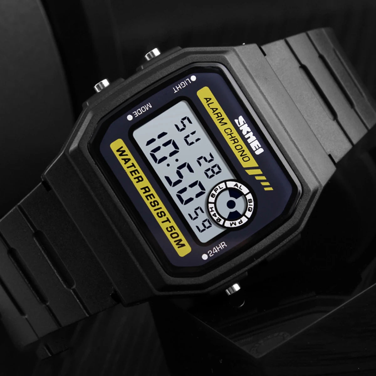 SKMEI 1894 Men’s Digital Watch – Waterproof 50M, Shock Resistant, LED Backlight, Multifunction