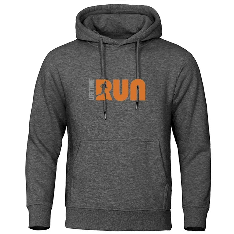 Men’s Printed Hoodie – Casual Autumn & Winter Style