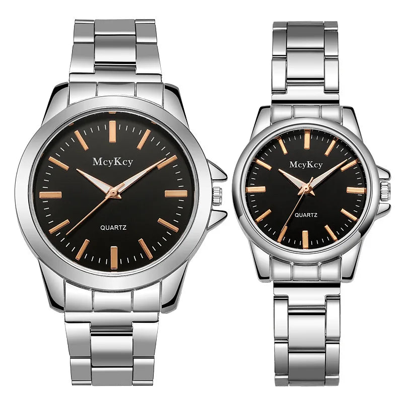 MOONBIFFY 1001 Men’s Stainless Steel Quartz Watch – Casual Fashion Wristwatch