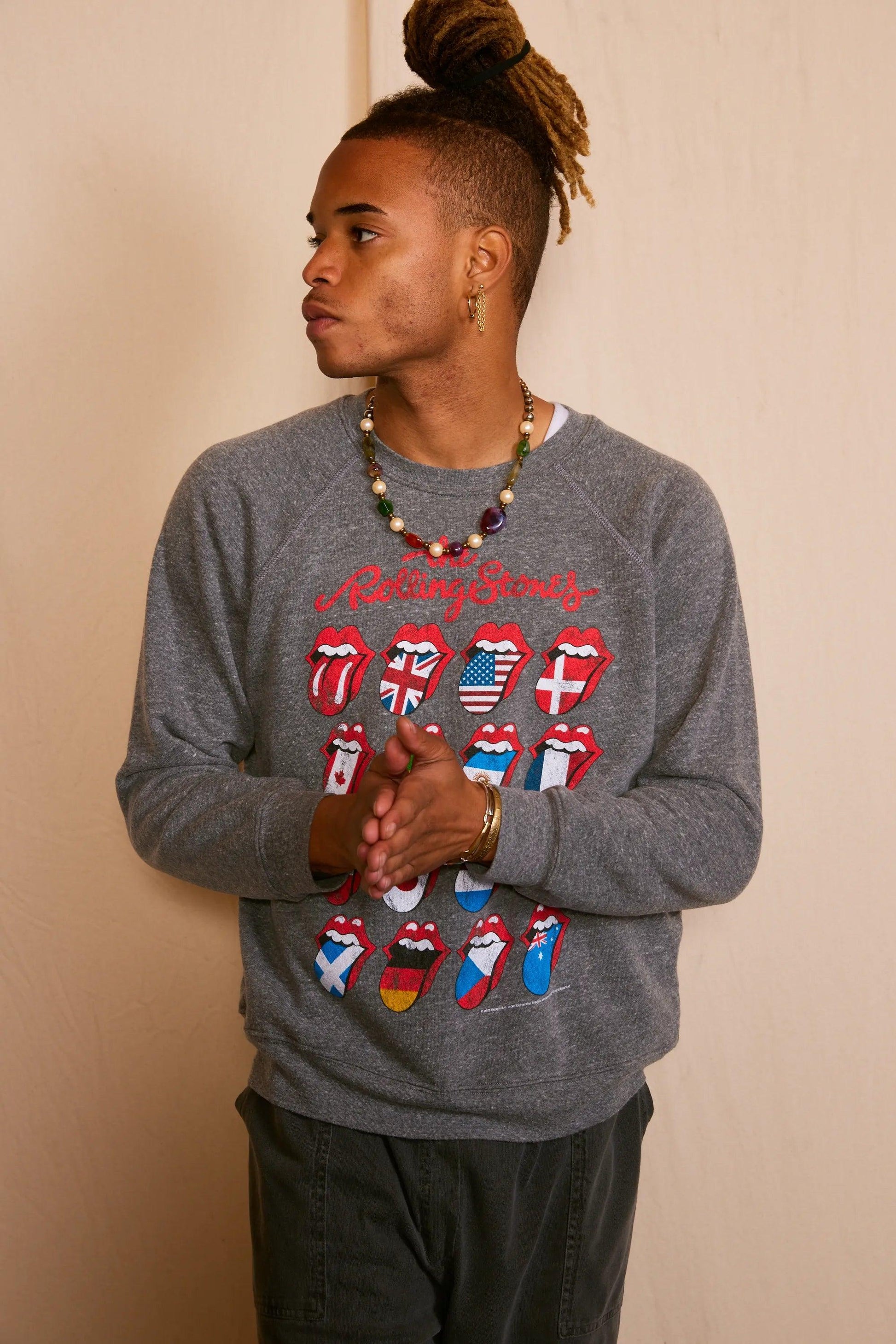 Rolling Stones World Tour Men's Sweatshirt-3
