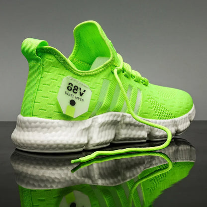 Swenxun Men’s Breathable Light-Up Casual Shoes