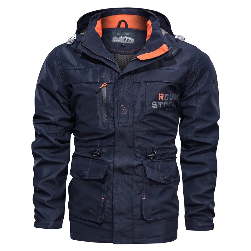 CHAIFENKO Men’s Military-Style Jacket – Casual Spring & Autumn Wear