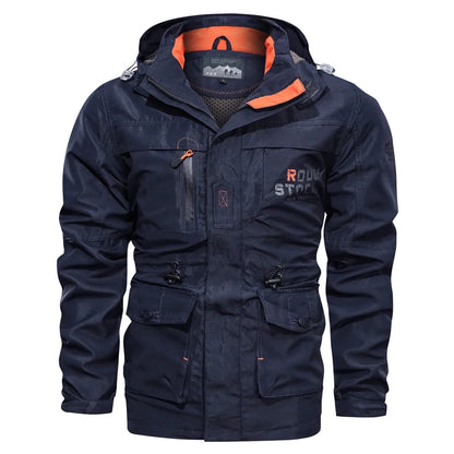 CHAIFENKO Men’s Military-Style Jacket – Casual Spring & Autumn Wear