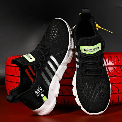 Swenxun Men’s Breathable Light-Up Casual Shoes