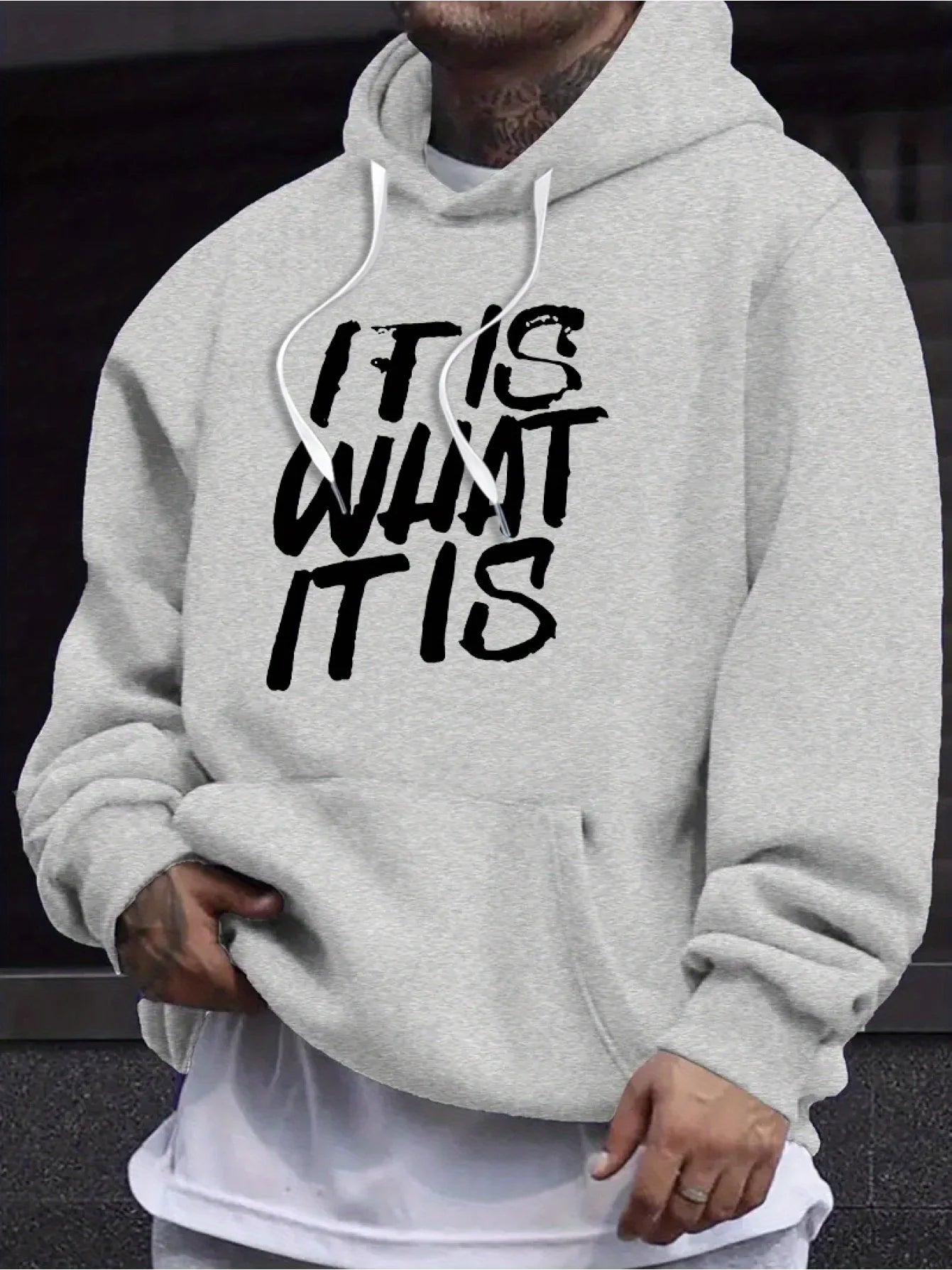 Men’s Cotton O-Neck T-Shirt – Casual Hip Hop Style