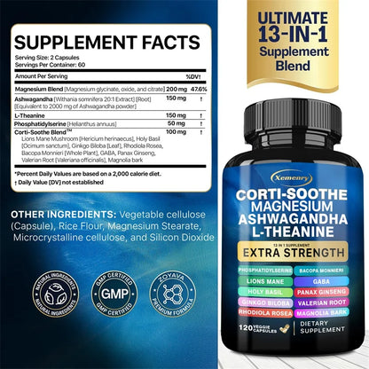 Xemenry Corti-Soothe – Cortisol & Adrenal Support Supplement