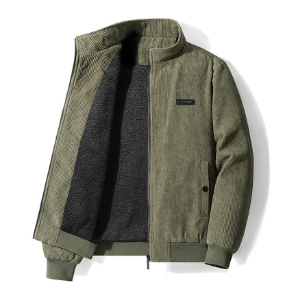 CHAIFENKO Men’s Casual Fleece Jacket – Autumn & Winter Comfort