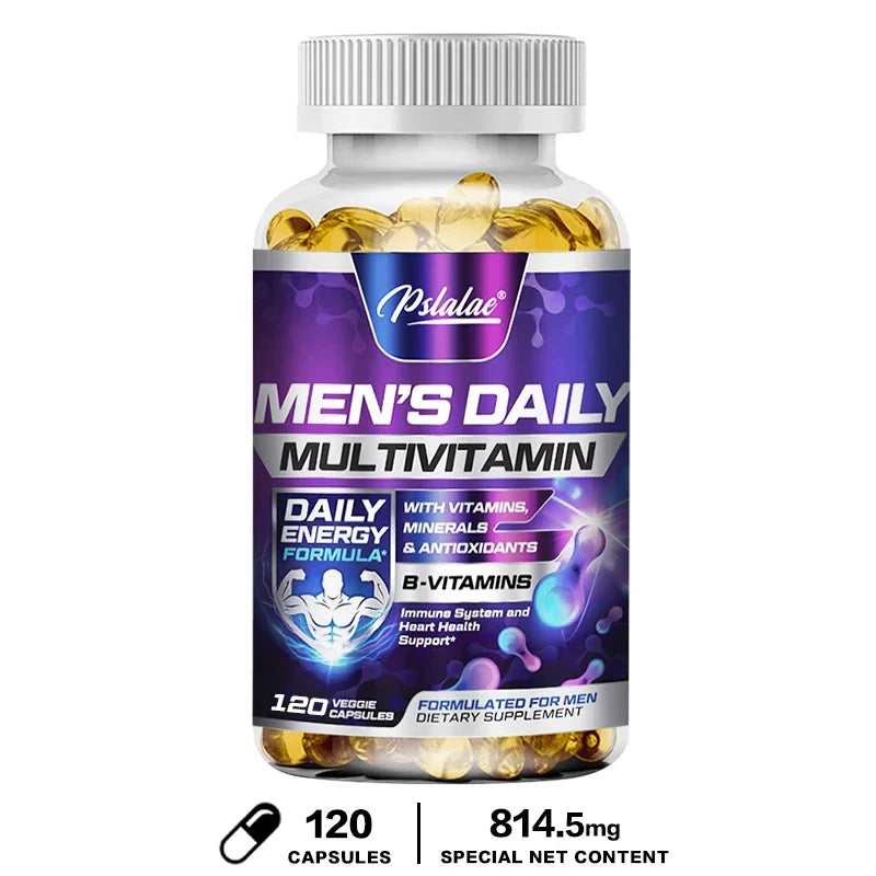 Pslalae Men’s Daily Multivitamin – Complete Energy & Health Support