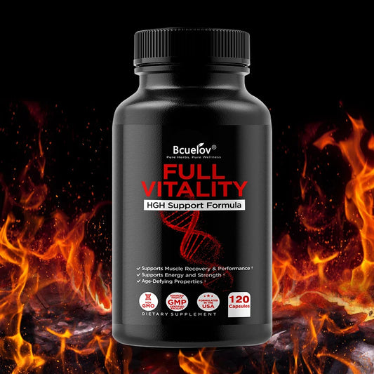 Bcuelov Advanced HGH Support Capsules – Muscle Growth & Vitality Formula