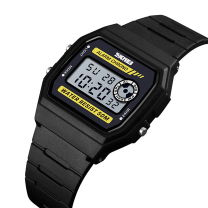 SKMEI 1894 Men’s Digital Watch – Waterproof 50M, Shock Resistant, LED Backlight, Multifunction