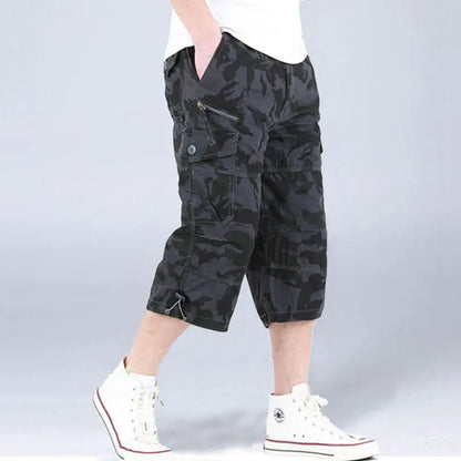 Men’s Casual Cotton Calf-Length Pants – Summer Comfort