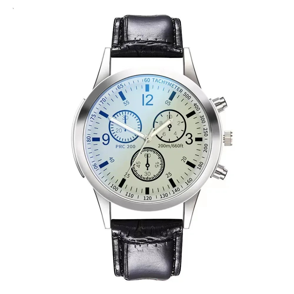MOONBIFFY Men’s Quartz Wristwatch – Fashion & Casual Stainless Steel Watch