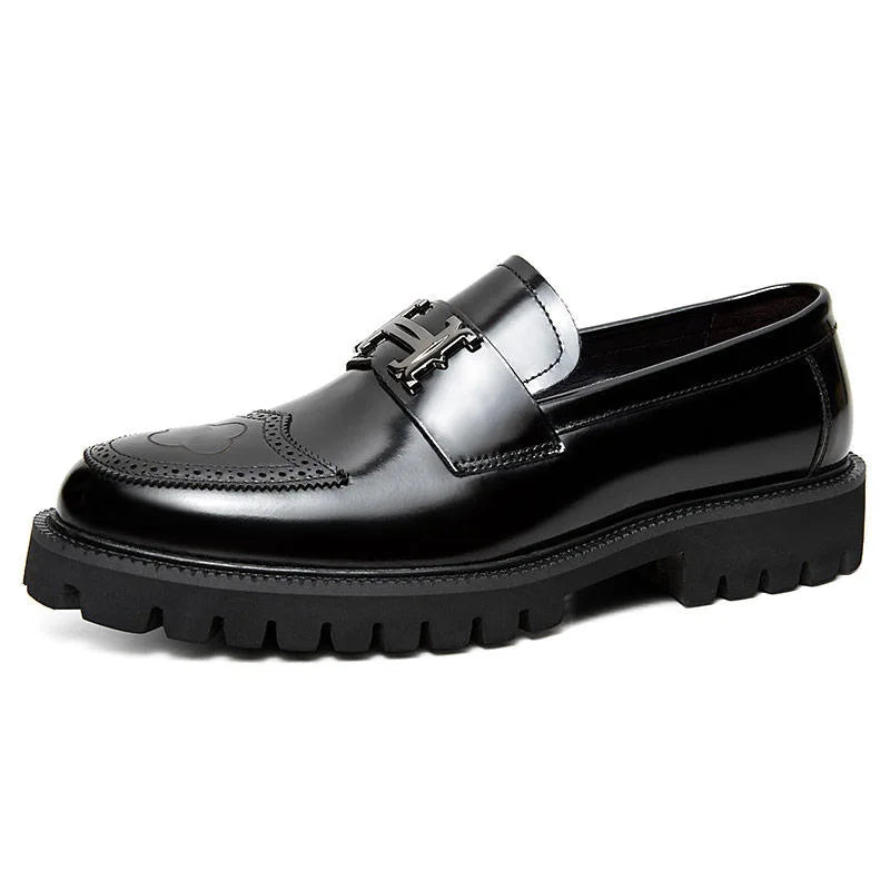 Men’s Waterproof PU Loafers – Casual Slip-On Comfort