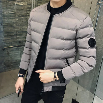 WORDKIND Men’s Winter Jacket – Warm Hooded Parka for Autumn & Winter