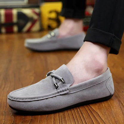 Men’s Breathable Slip-On Boat Shoes – Summer Comfort & Style
