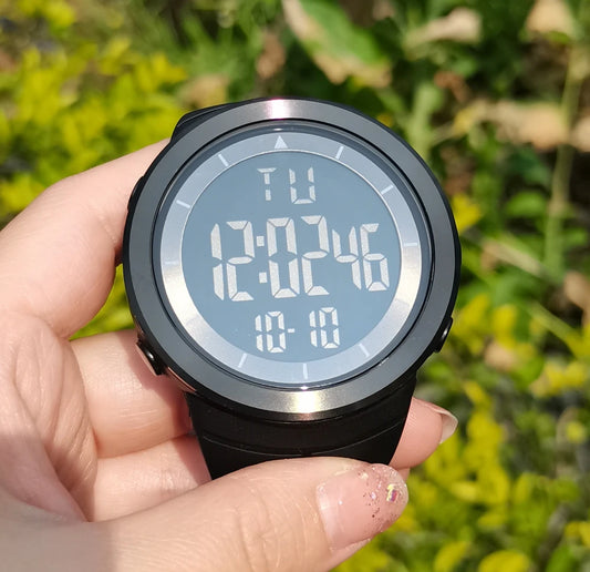 OHSEN 1805 Men’s Digital Sport Watch – 50M Waterproof, LED Display, Shock Resistant, Stopwatch, Alarm