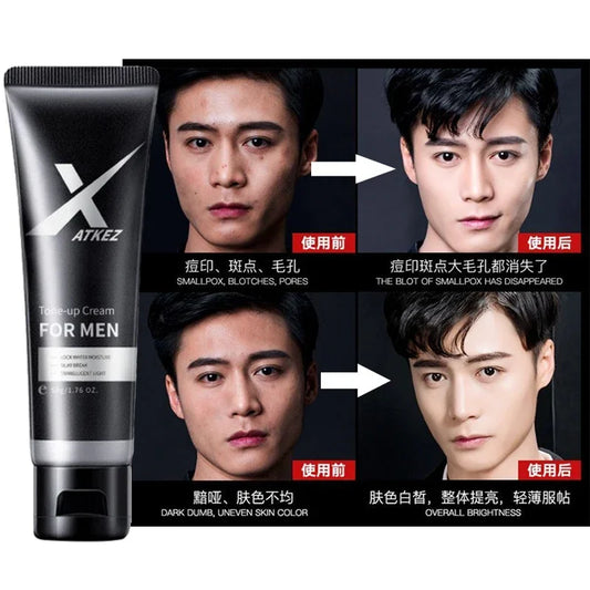 Okeny’s Men Concealer BB Cream – 4-in-1 Whitening, Moisturizing & Oil-Control Base Makeup (50g)