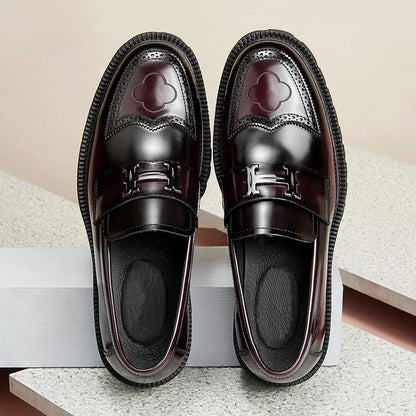 Men’s Waterproof PU Loafers – Casual Slip-On Comfort