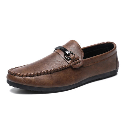 HIKDOOER Men’s Formal Oxford Shoes – Elegant Slip-On Dress Shoes