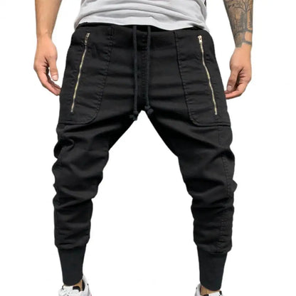 Men’s Casual Drawstring Pants – Lightweight Autumn Comfort