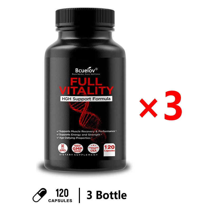 Bcuelov Advanced HGH Support Capsules – Muscle Growth & Vitality Formula