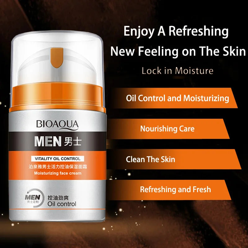 LGRAMER Men’s Oil Control & Moisturizing Face Cream – 50g