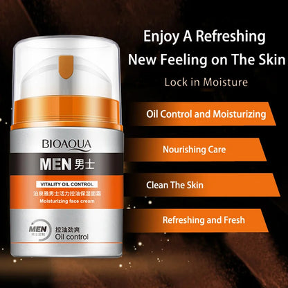 LGRAMER Men’s Oil Control & Moisturizing Face Cream – 50g