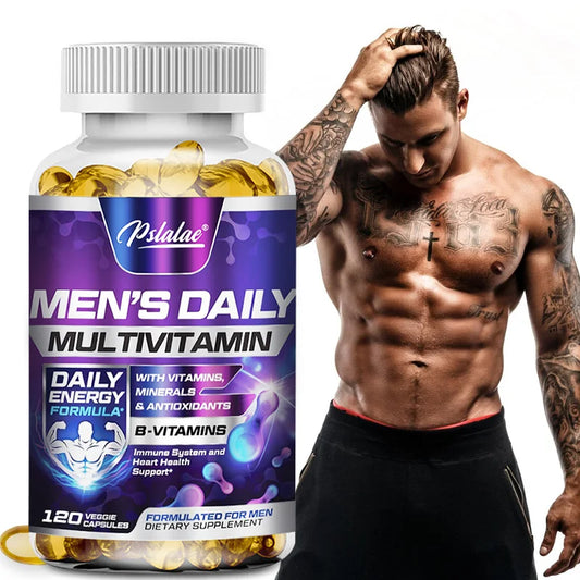 Pslalae Men’s Daily Multivitamin – Complete Energy & Health Support