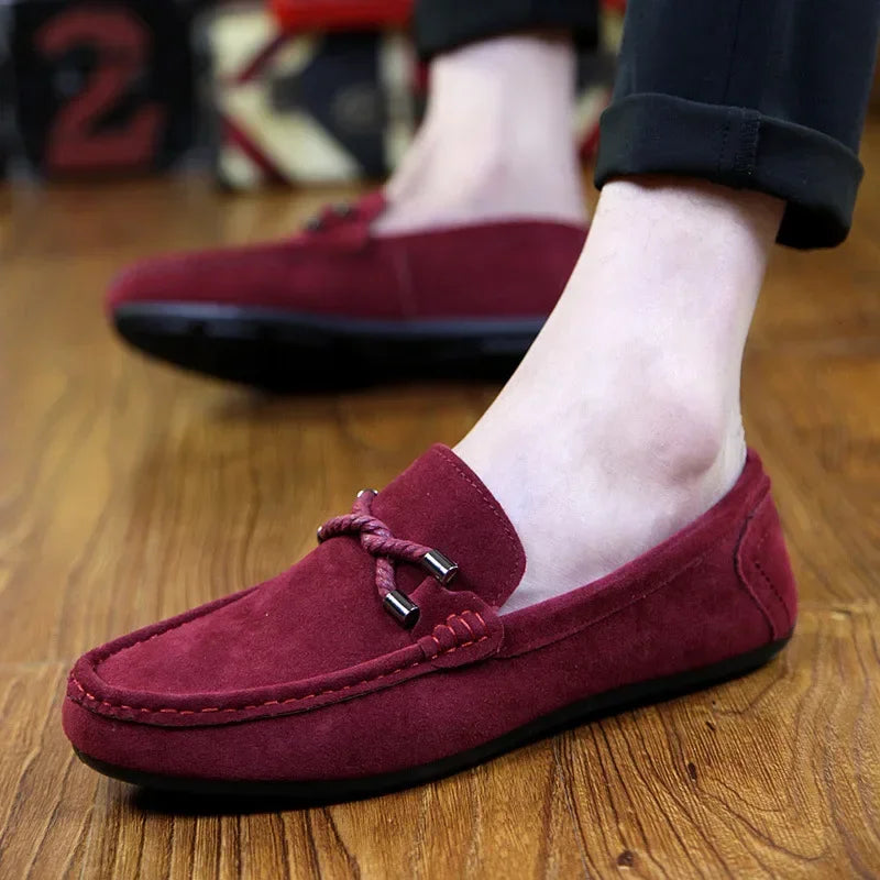 Men’s Breathable Slip-On Boat Shoes – Summer Comfort & Style