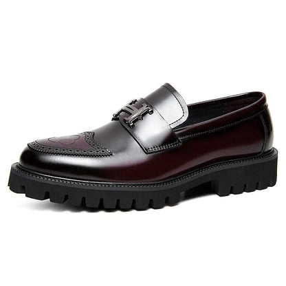 Men’s Waterproof PU Loafers – Casual Slip-On Comfort