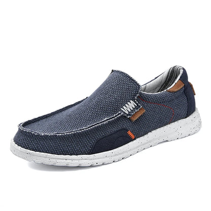 AXYGF Men’s Slip-On Canvas Casual Shoes – Lightweight Everyday Comfort
