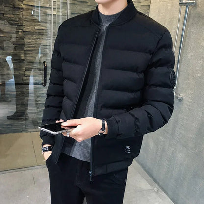 WORDKIND Men’s Winter Jacket – Warm Hooded Parka for Autumn & Winter