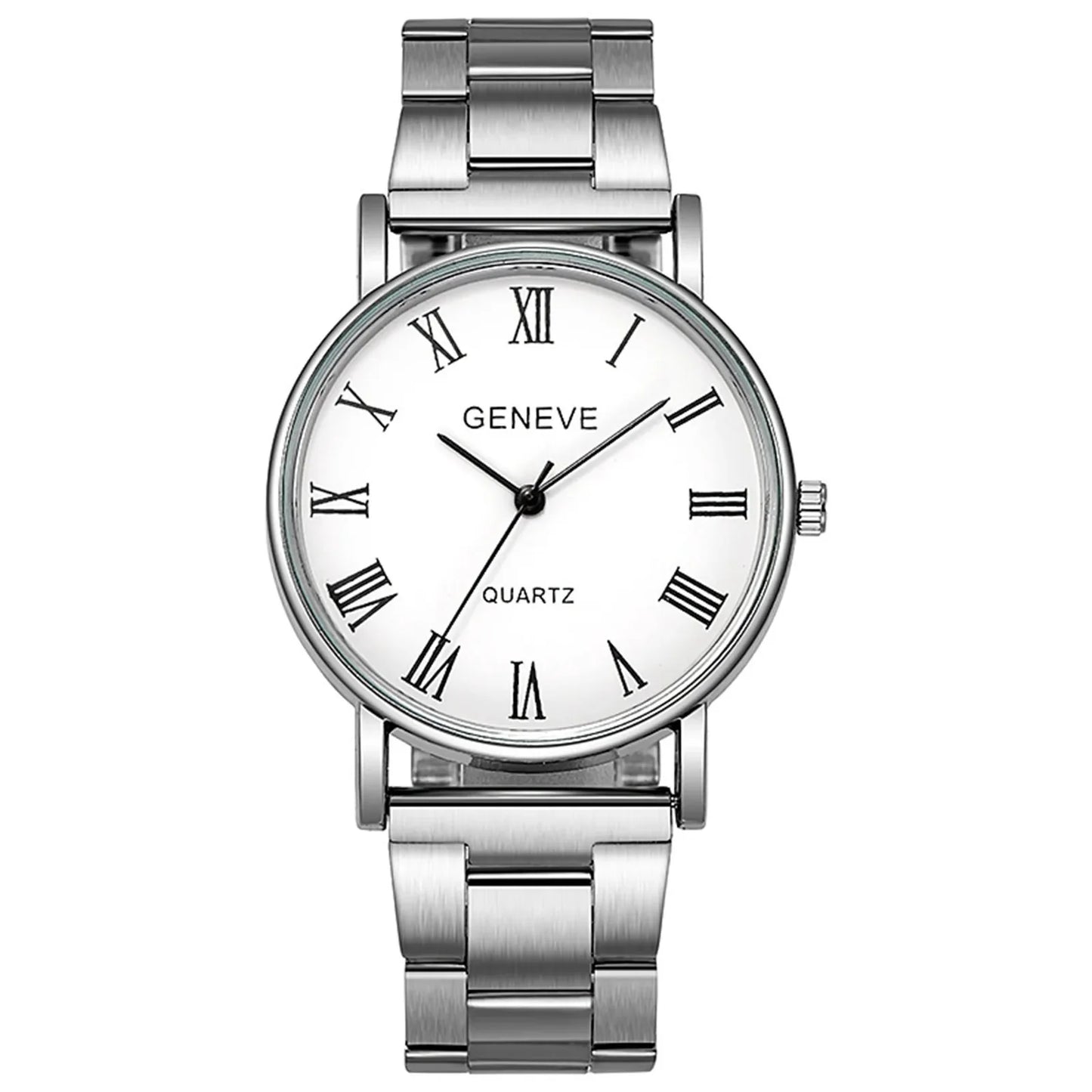 MOONBIFFY Men’s Fashion Quartz Watch – Stainless Steel Band