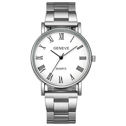 MOONBIFFY Men’s Fashion Quartz Watch – Stainless Steel Band