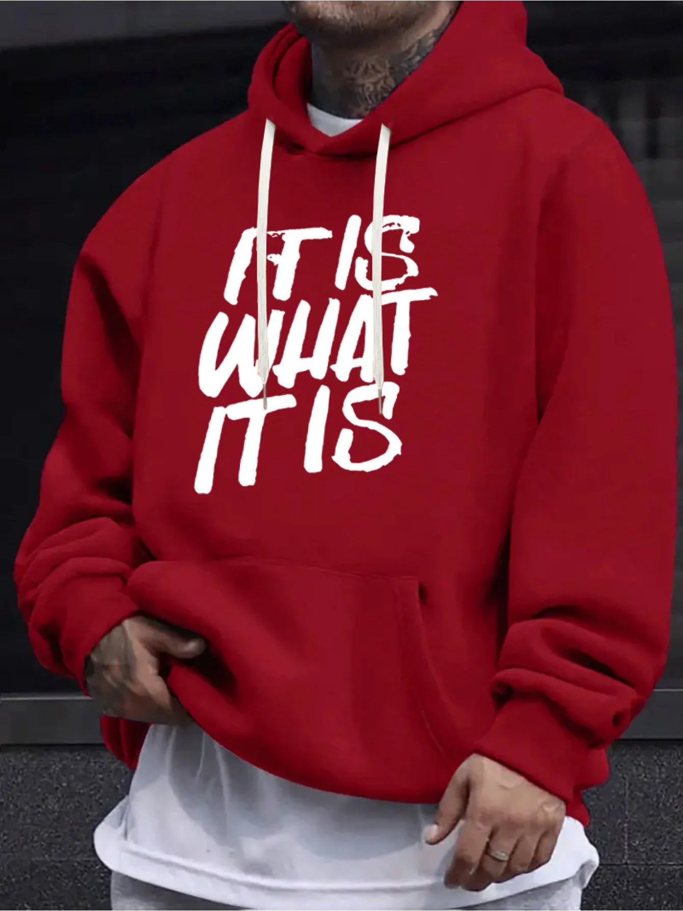 Men’s Cotton O-Neck T-Shirt – Casual Hip Hop Style