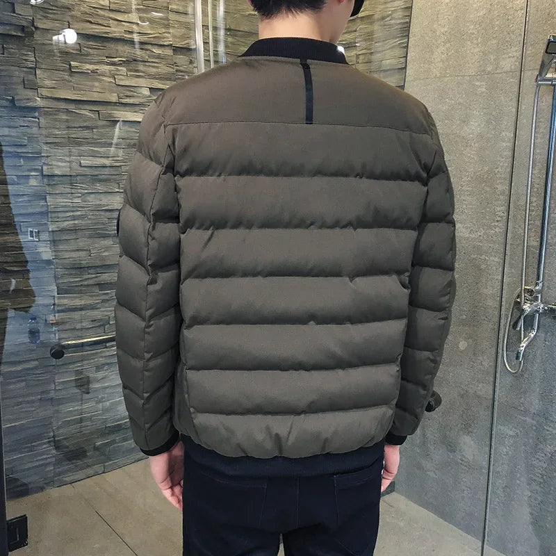WORDKIND Men’s Winter Jacket – Warm Hooded Parka for Autumn & Winter