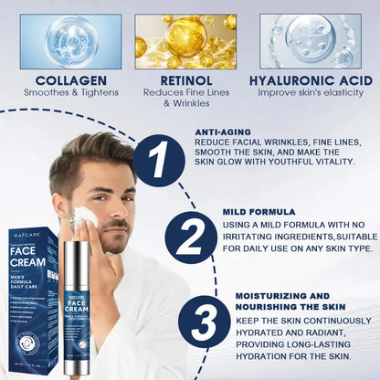 RAFCARE Anti-Aging Face Cream – Collagen + Hyaluronic Acid + Vitamin E (50ml)