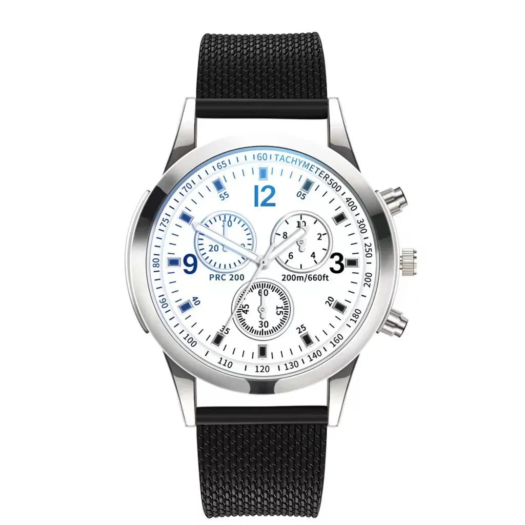 MOONBIFFY Men’s Quartz Wristwatch – Fashion & Casual Stainless Steel Watch