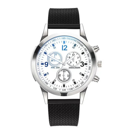 MOONBIFFY Men’s Quartz Wristwatch – Fashion & Casual Stainless Steel Watch