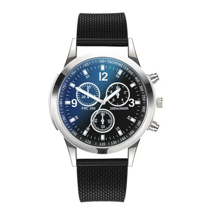 MOONBIFFY Men’s Quartz Wristwatch – Fashion & Casual Stainless Steel Watch