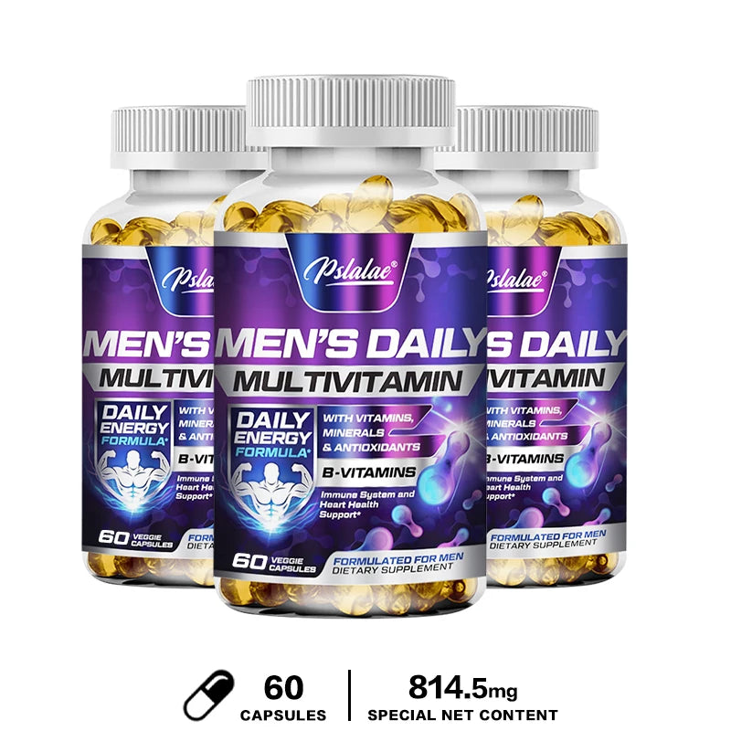 Pslalae Men’s Daily Multivitamin – Complete Energy & Health Support