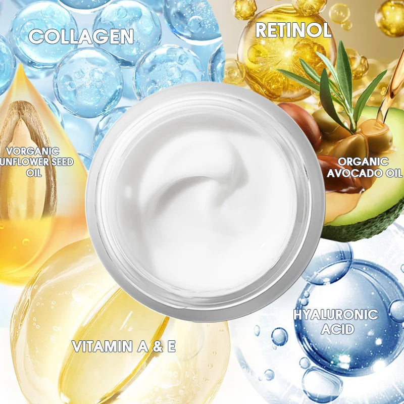 RAFCARE Anti-Aging Face Cream – Collagen + Hyaluronic Acid + Vitamin E (50ml)
