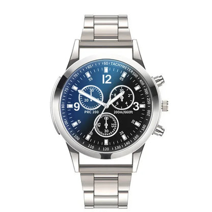 MOONBIFFY Men’s Quartz Wristwatch – Fashion & Casual Stainless Steel Watch