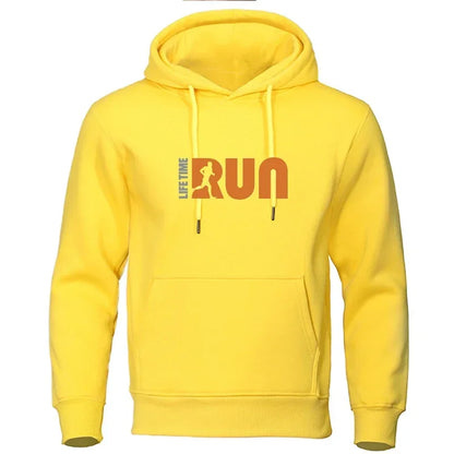 Men’s Printed Hoodie – Casual Autumn & Winter Style