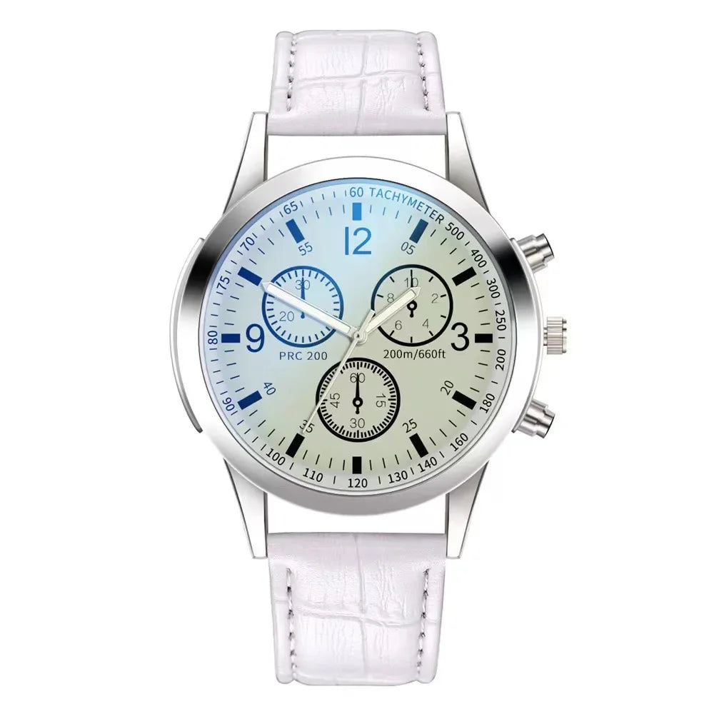MOONBIFFY Men’s Quartz Wristwatch – Fashion & Casual Stainless Steel Watch